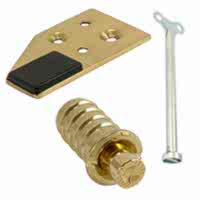 Push Ventlock Lacquered Brass